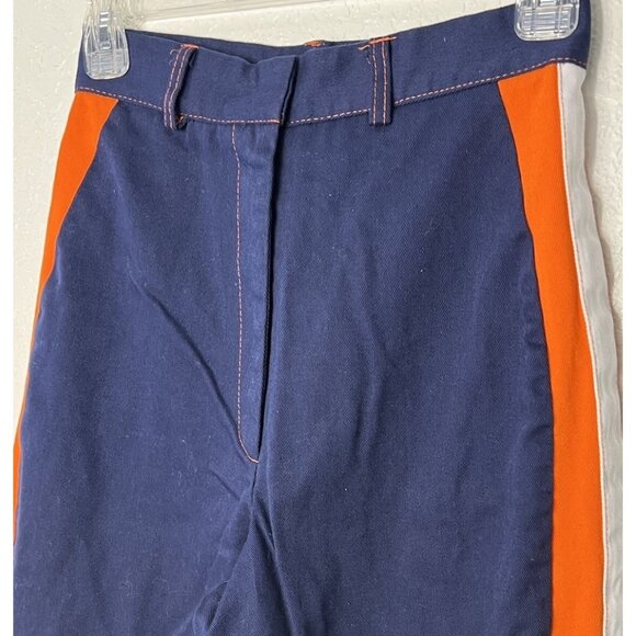 The Ragged Priest Pants Sz XS Baby Blue With Orange & White Side Stripes - Picture 5 of 12